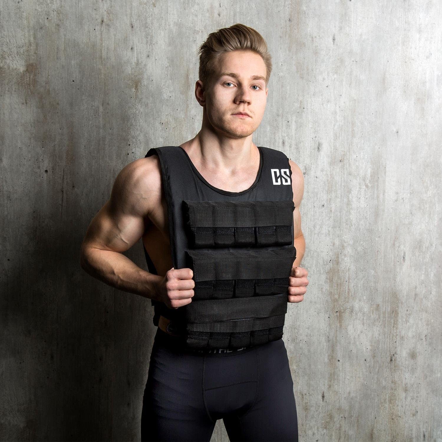 Vestpro 10 Gilet lesté pour musculation 10 kg 23 poids