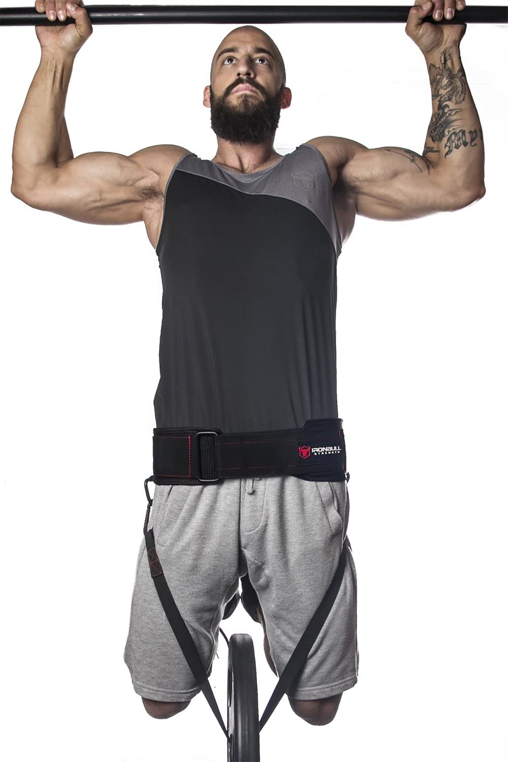 Ceinture De Leste Musculation FourRoar - Jusqu'à 250 Kg, 2 Mousquetons Et Corde Incluse - 3