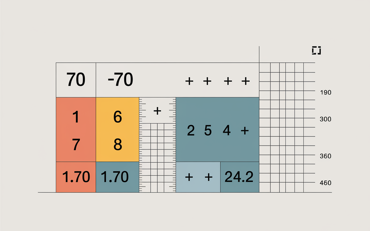 Calculatrice tableau IMC exemple