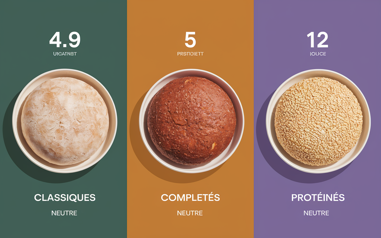 Infographie proteines pates classiques completes proteinees