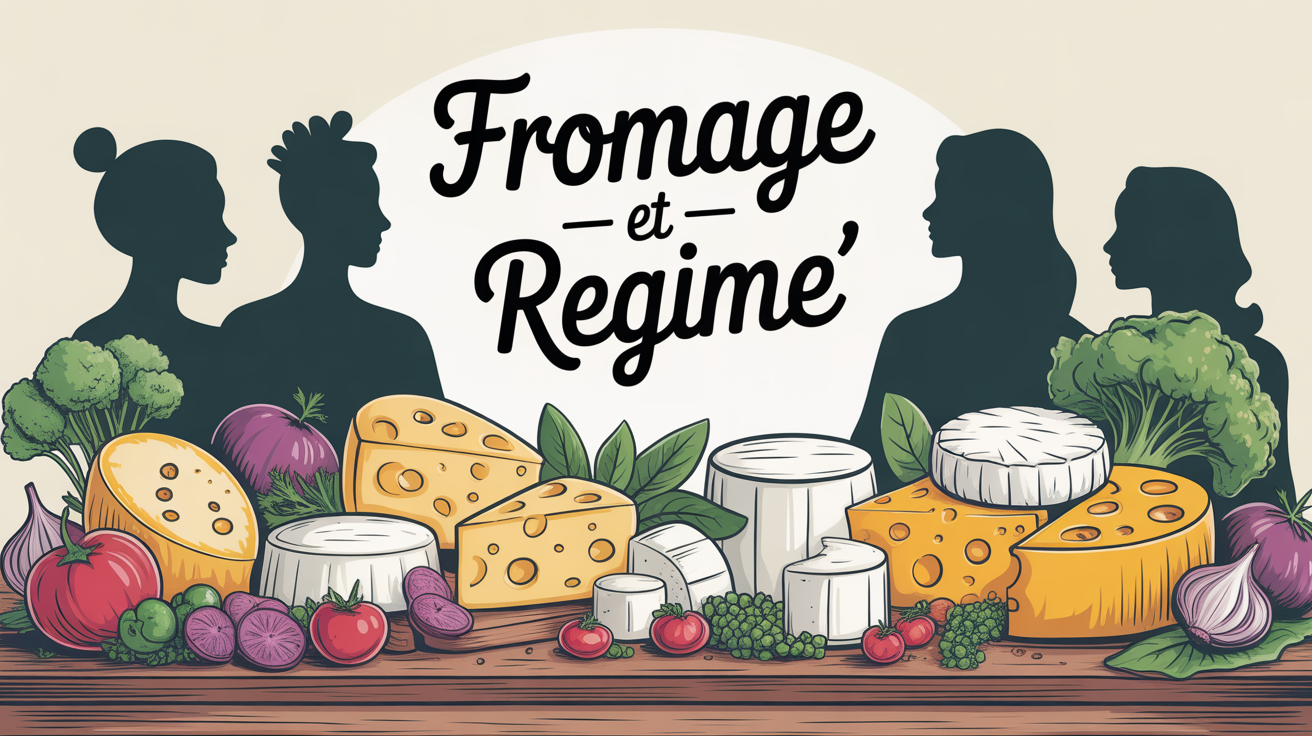 plateau fromage dietetique legumes balance cuisine