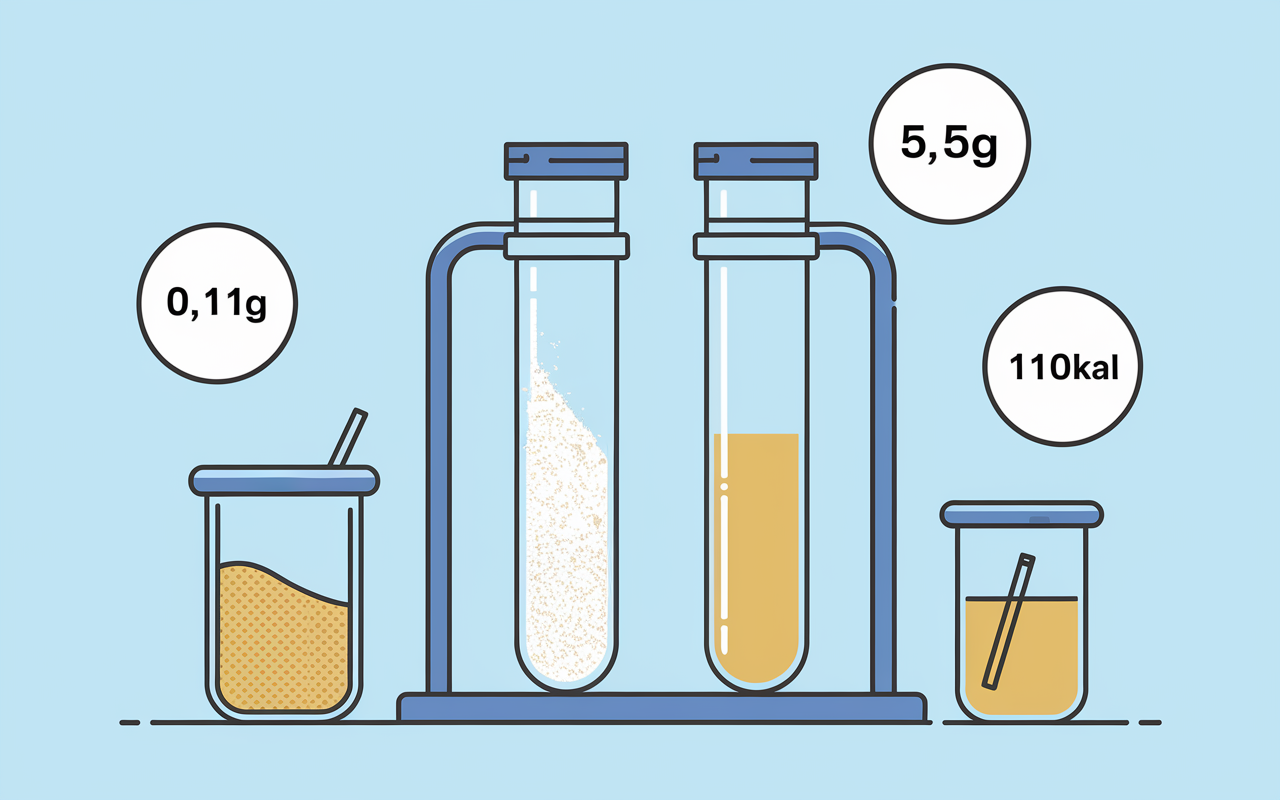 Schema filtration Impact Whey Isolate chiffres nutritionnels