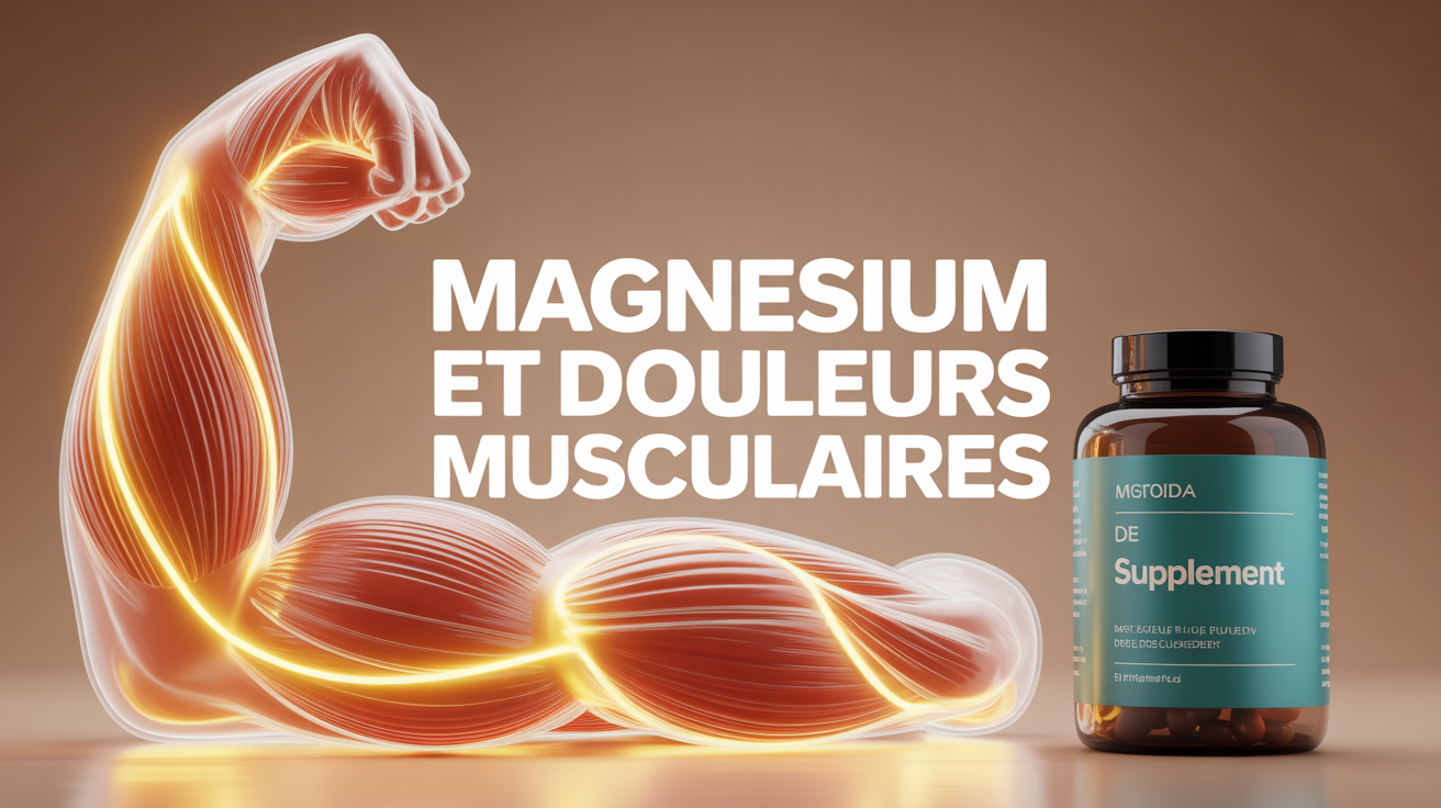 illustration magnesium et douleurs musculaires