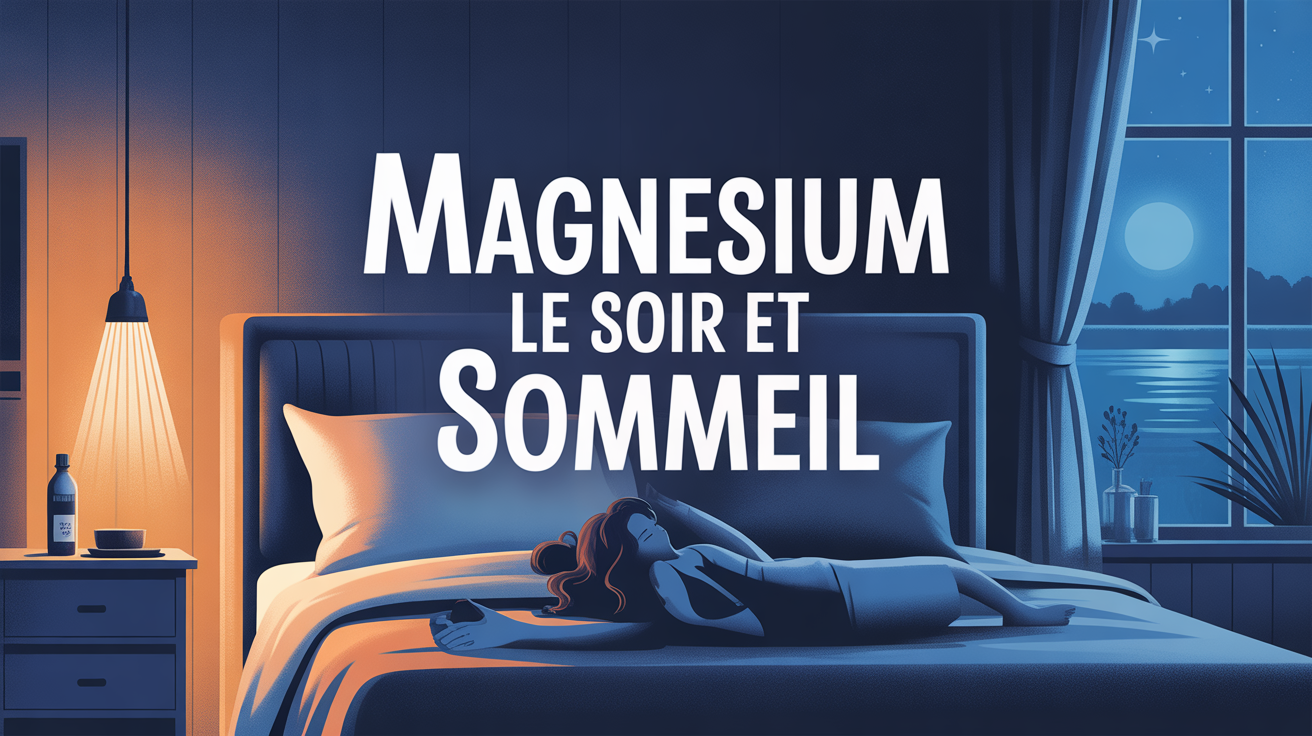 magnesium le soir sommeil chambre paisible flacon atmosphère apaisante