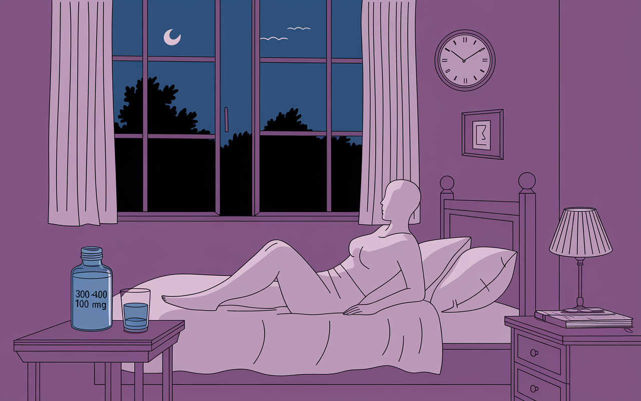 magnesium le soir flacon 300 400 mg table nuit relaxation