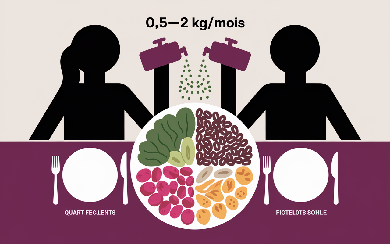 assiette equilibree perte poids maigrir sans regime
