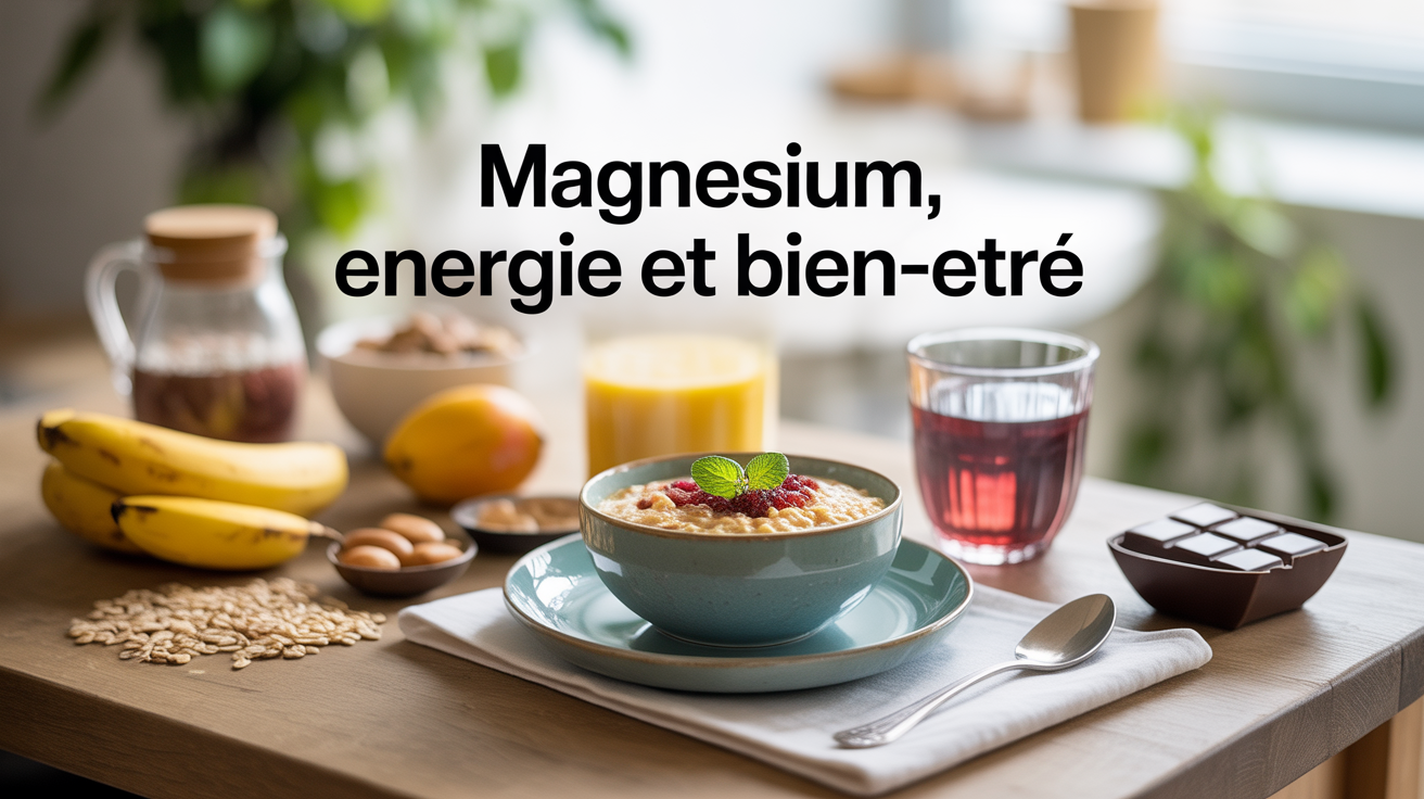 Petit dejeuner riche en magnesium energie bien-etre