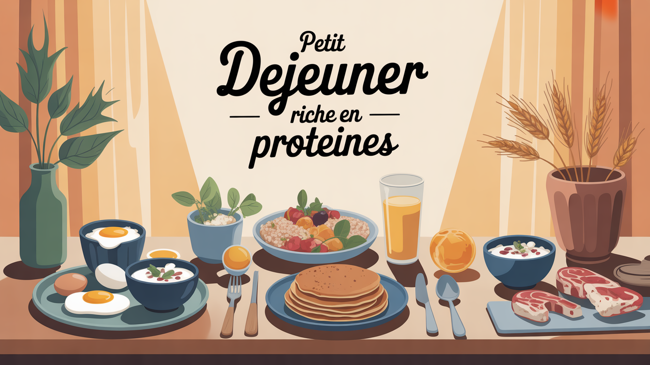Petit dejeuner riche en proteines Skyr pancakes oeufs graines soleil