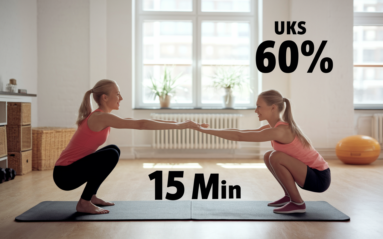 preparation physique ski squats gainage 15 min 60