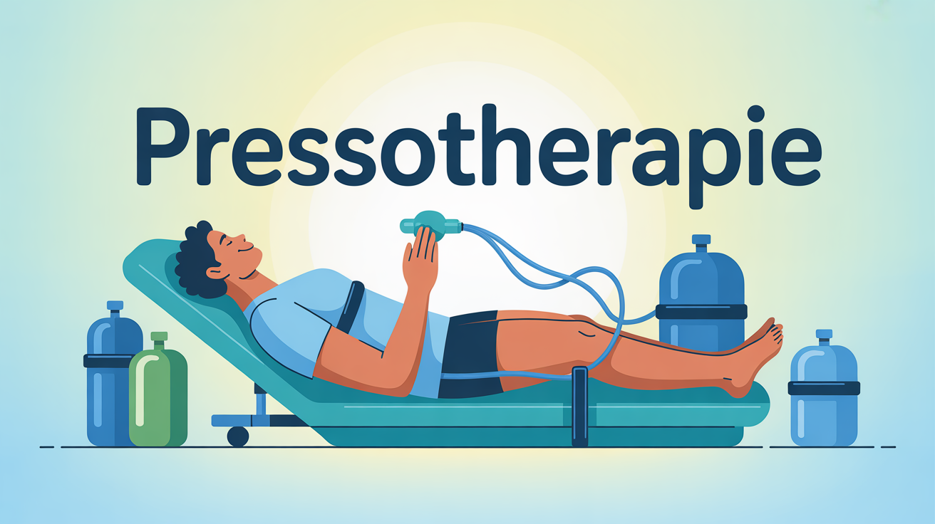 pressotherapie personne allongee accessoires appareil