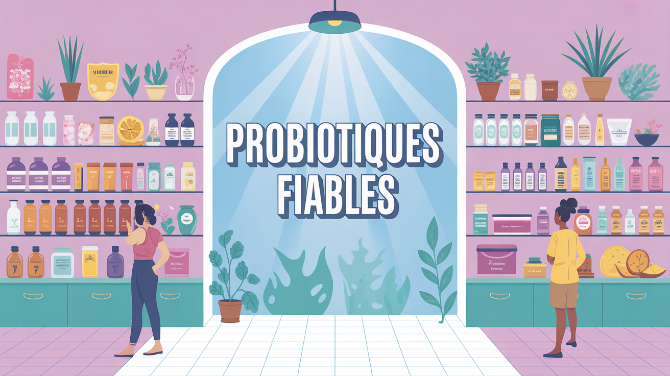 etageres pharmacie probiotiques fiables bocaux yaourts labels