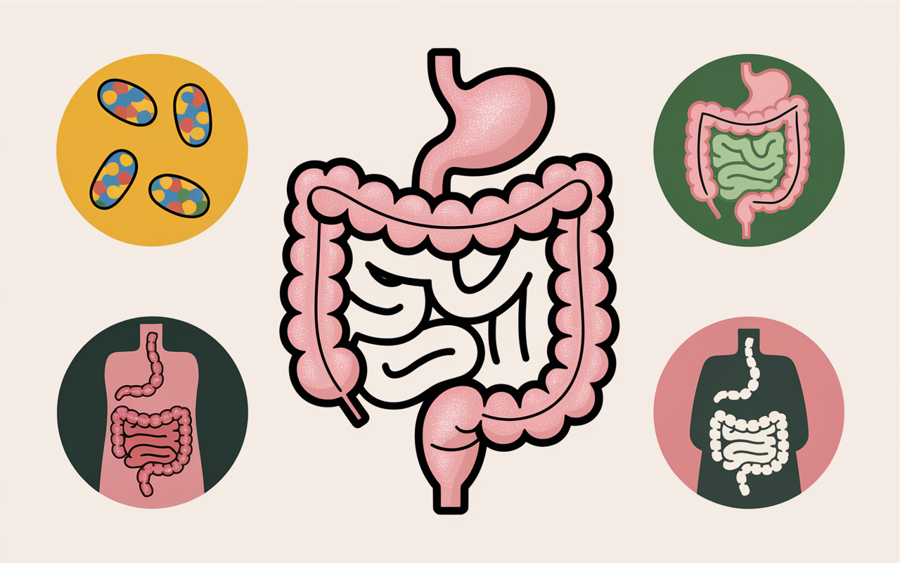 schema action probiotique minceur digestion graisses