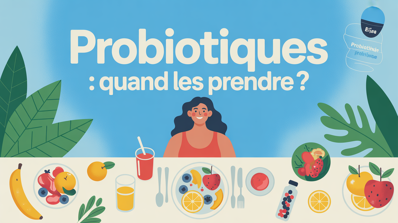 Petit dejeuner santé avec probiotiques, quand les prendre
