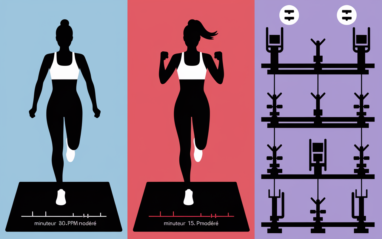 Comparatif HIIT LISS circuit programme cardio salle de sport