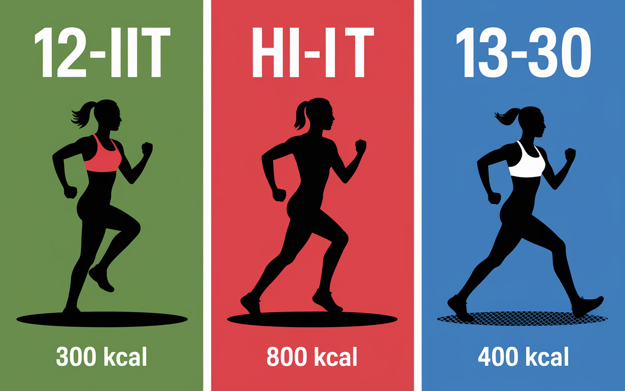 tableau comparatif tapis de course perte de poids methodes