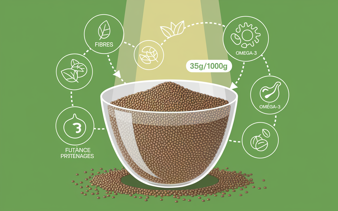 bol chia fibres proteines omega 3