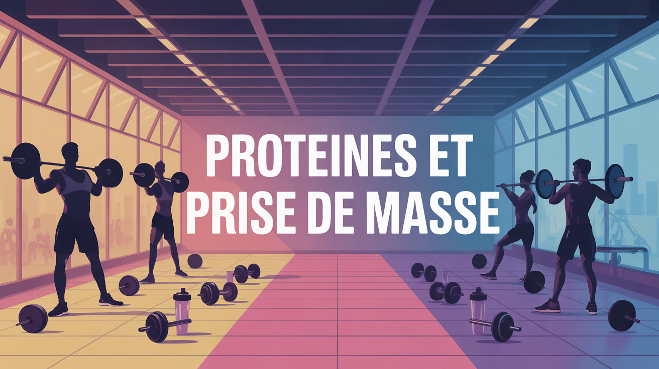 Vue salle de sport musculation proteines prise de masse