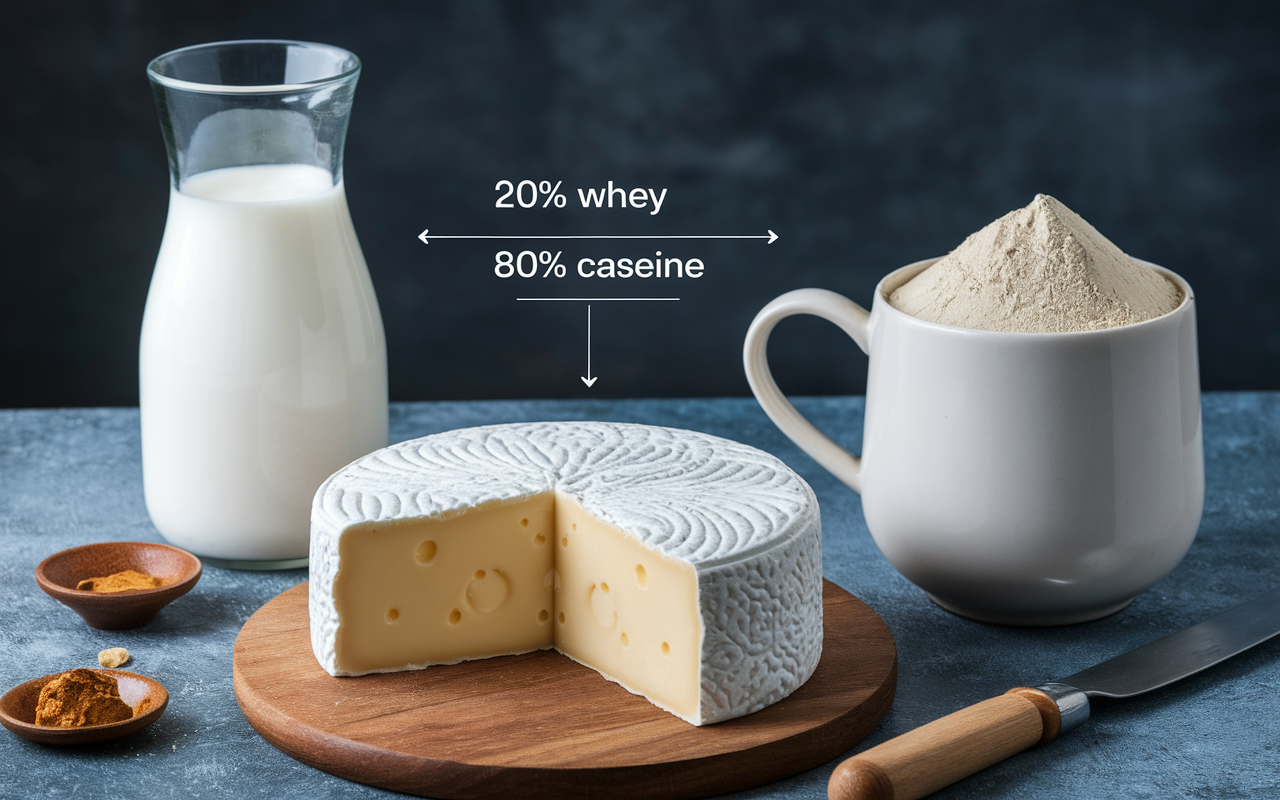 provenance whey pourcentage lait et fromage