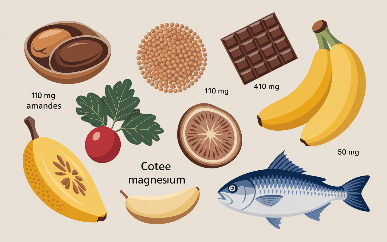 aliments riches en magnesium douleurs musculaires