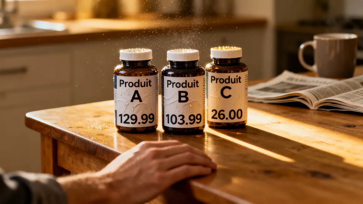 Prix supplements avant apres reduction promo SALE20