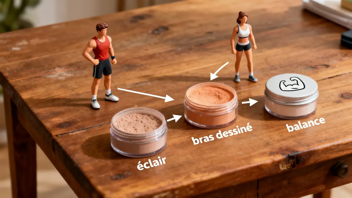 Trois pots supplements sportifs avantages Crazy Nutrition