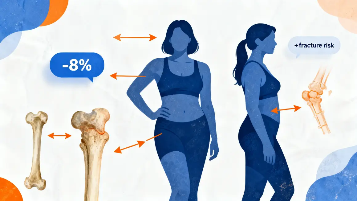 schema menopause perte muscle graisse os fragile