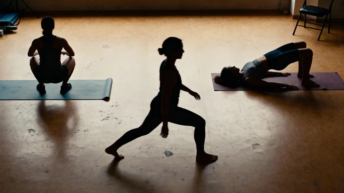 Silhouettes exercices jambes musculation maison