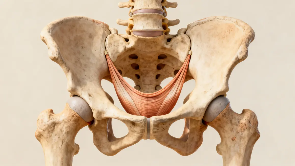 Schéma du plancher pelvien coupe bassin hamac