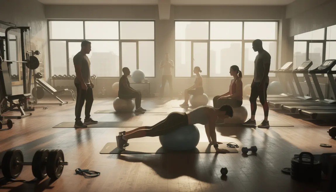 Illustration musculation plancher pelvien salle de sport