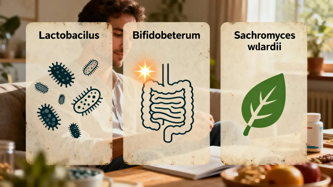 Tableau souches probiotiques digestion