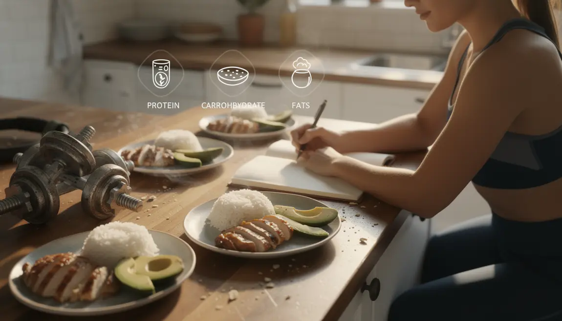 macronutriments musculation carnet et repas