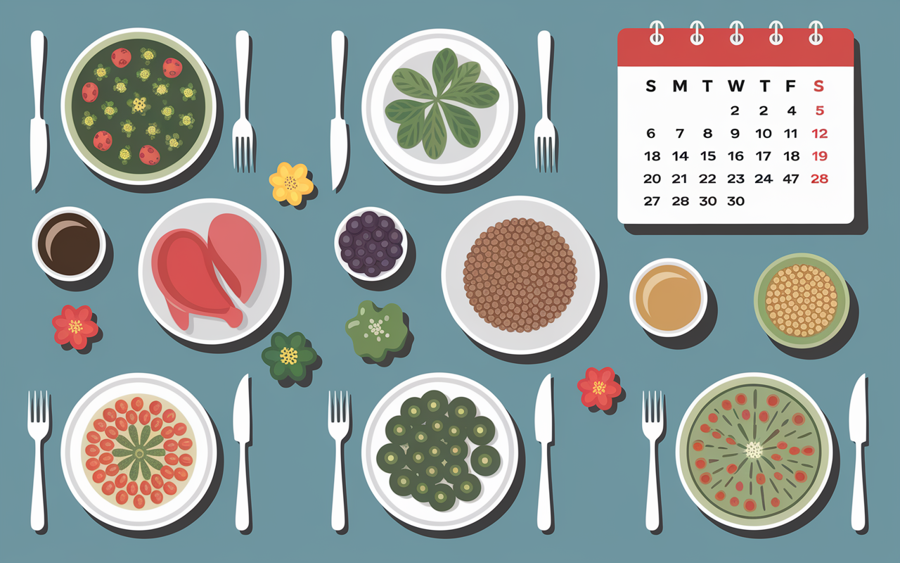 Nutrition perdre du poids menu hebdomadaire