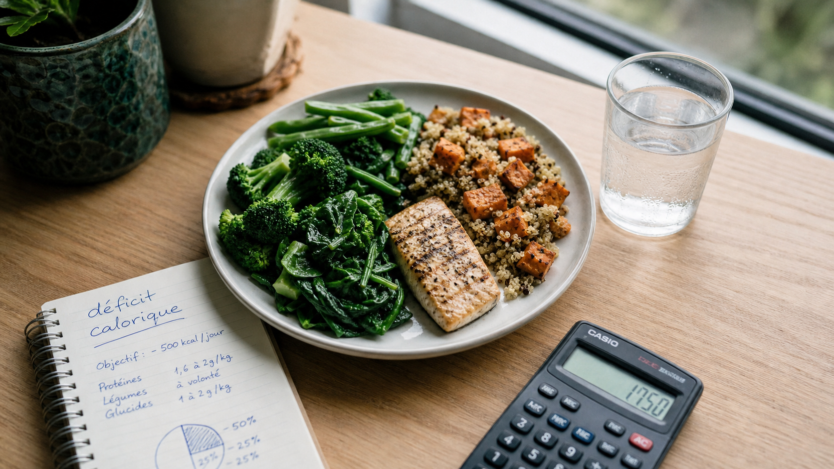 Assiette équilibrée : légumes, protéines, glucides pour que faut il manger pour perdre du poids
