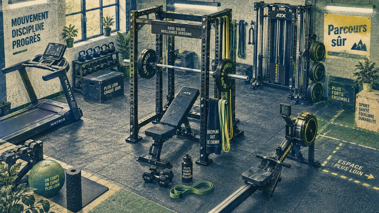 Machines de salle de sport en salle compacte : usage et équipements